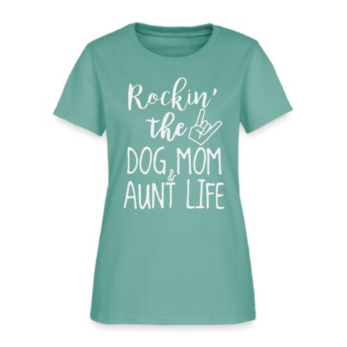 Rocking the Dog Mom and - Women's T-Shirt