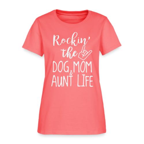 Rocking the Dog Mom and - Women's T-Shirt