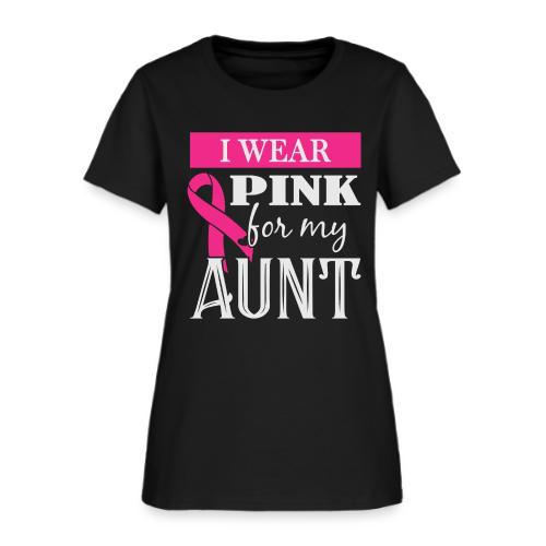 I Wear Pink for My Aunt - Women's T-Shirt