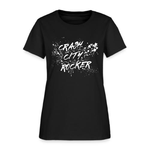 CRASH CITY ROCKER SPLATTER - Women's T-Shirt