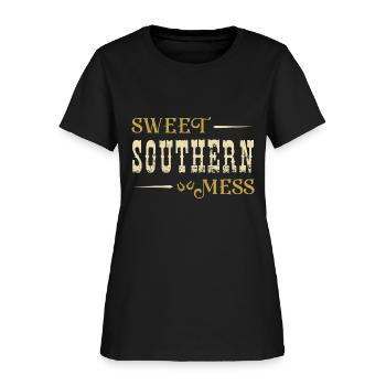 Sweet Southern Mess - Women's T-Shirt - black - Front