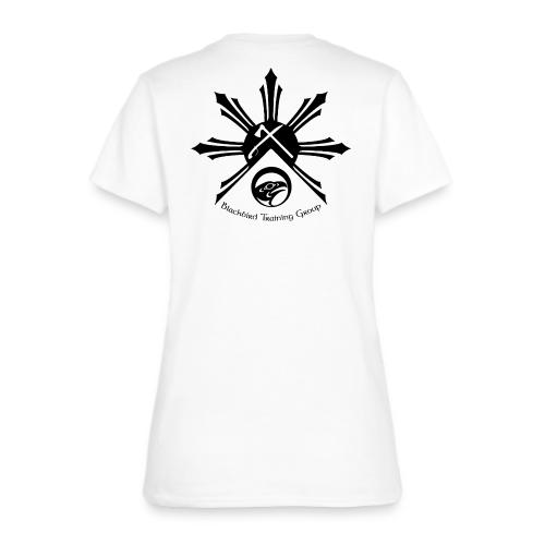 BTG new raven logo and black Filipino sun back - Women's T-Shirt