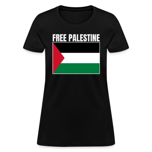 FREE PALESTINE, Palestinian Flag - Women's T-Shirt
