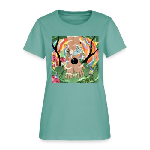 Falling into Jesus' Wonderland - Women's T-Shirt