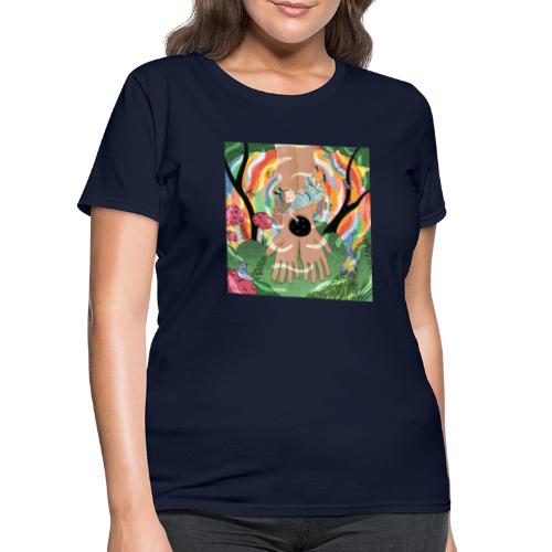 Falling into Jesus' Wonderland - Women's T-Shirt