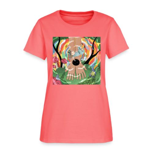 Falling into Jesus' Wonderland - Women's T-Shirt