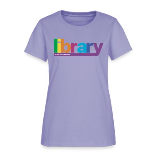 Vintage ALA: A word to the wise - library - Women's T-Shirt