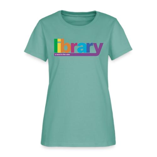 Vintage ALA: A word to the wise - library - Women's T-Shirt