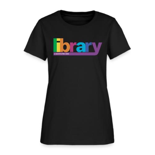 Vintage ALA: A word to the wise - library - Women's T-Shirt