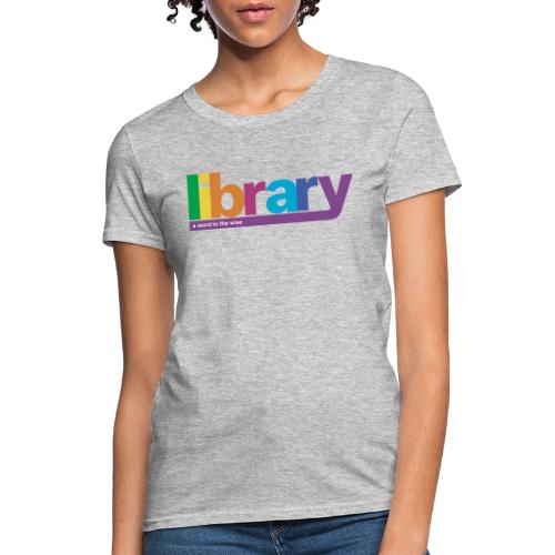 Vintage ALA: A word to the wise - library - Women's T-Shirt