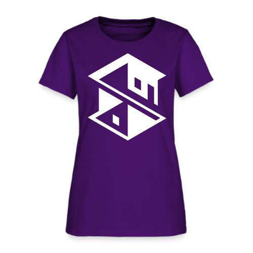 Unreal Estate Records Logo White - Women's T-Shirt