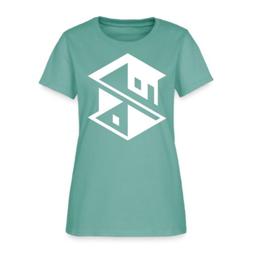 Unreal Estate Records Logo White - Women's T-Shirt
