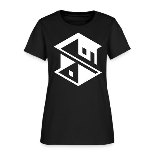 Unreal Estate Records Logo White - Women's T-Shirt