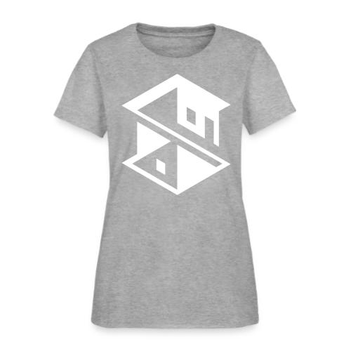Unreal Estate Records Logo White - Women's T-Shirt