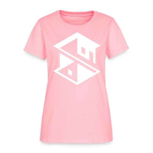 Unreal Estate Records Logo White - Women's T-Shirt