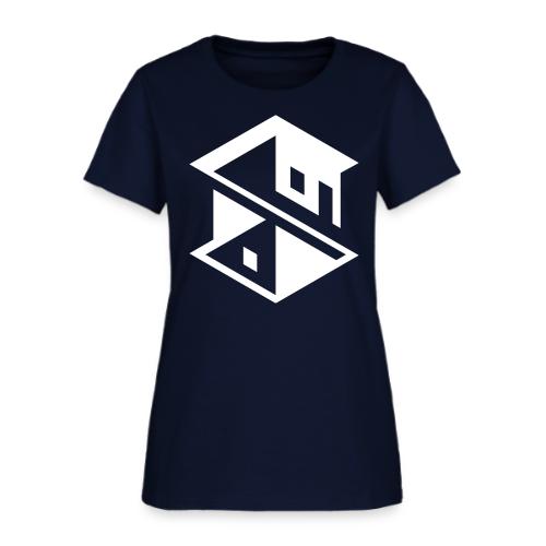 Unreal Estate Records Logo White - Women's T-Shirt