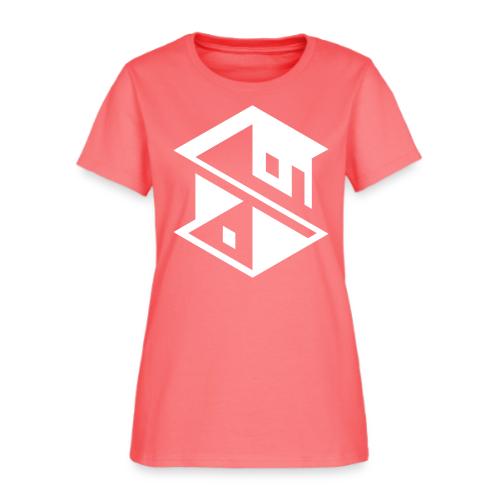 Unreal Estate Records Logo White - Women's T-Shirt