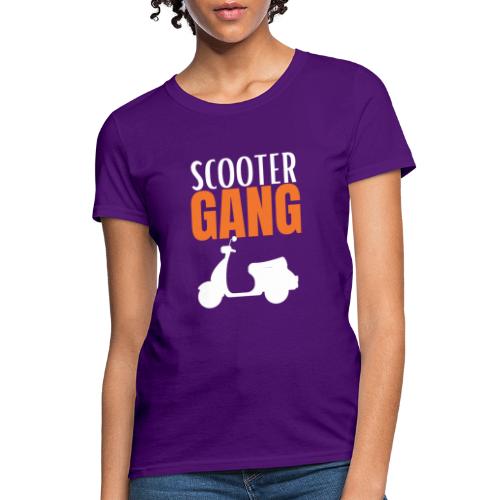 Funny Scooter Gang Motorbikes Riders Lovers - Women's T-Shirt