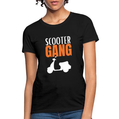 Funny Scooter Gang Motorbikes Riders Lovers - Women's T-Shirt