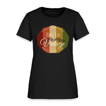 Emily Vintage Design - Women's T-Shirt - black - Front