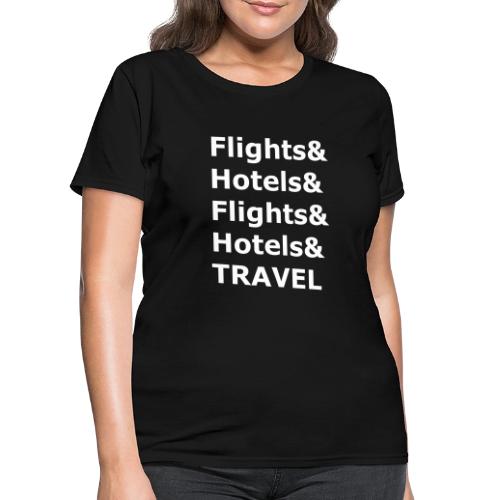 & Travel - Light Lettering - Women's T-Shirt