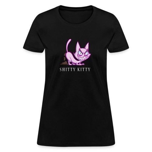 shittykittyshirt girls png - Women's T-Shirt