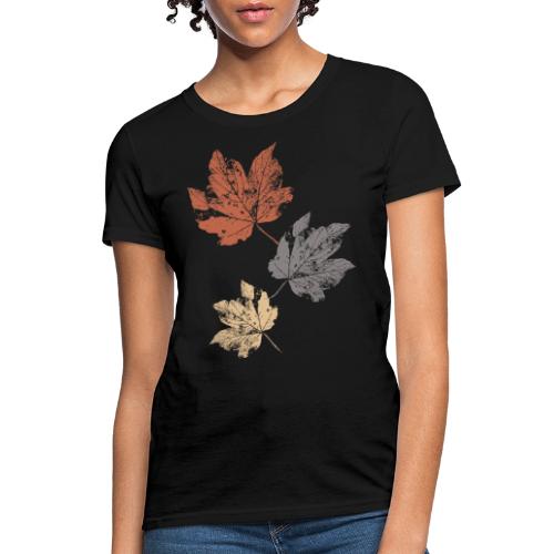 Leaves Foliage Fall Leaf - Women's T-Shirt