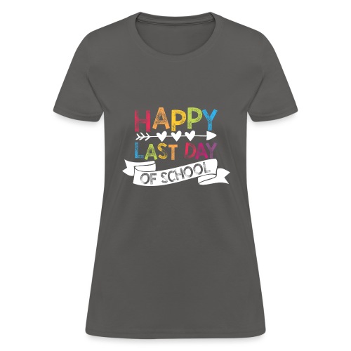 Happy Last Day of School Stamps Teacher T-Shirts - Women's T-Shirt
