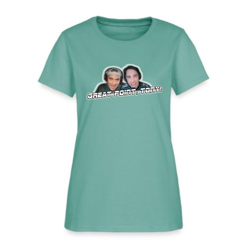 GREAT POINT, TONY! (with glow) - Women's T-Shirt