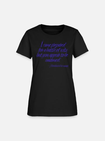 Battle of Wits - Women's T-Shirt - black