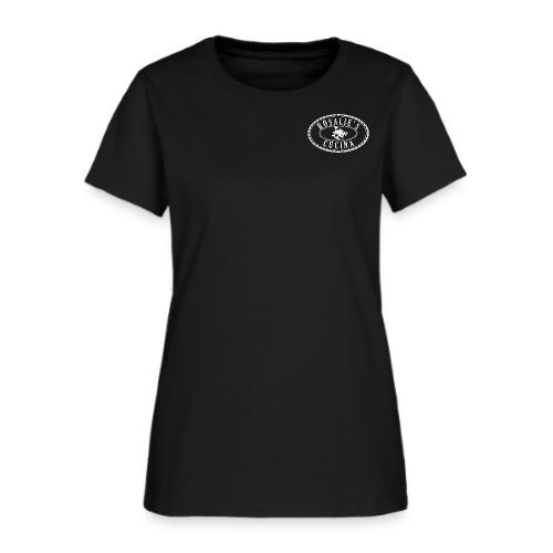 White Logo Rosalies Cucina - Women's T-Shirt