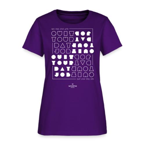Quit upside white - Women's T-Shirt