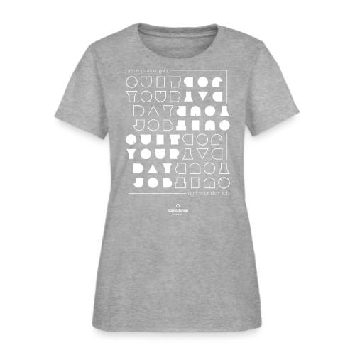 Quit upside white - Women's T-Shirt