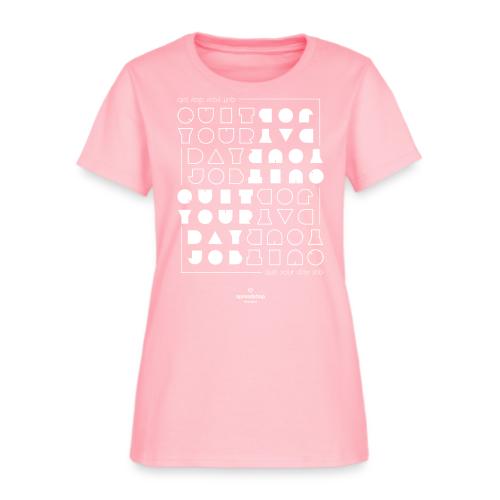 Quit upside white - Women's T-Shirt