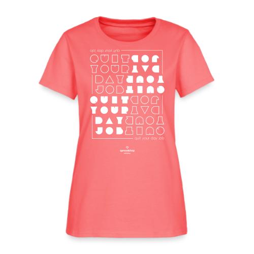 Quit upside white - Women's T-Shirt