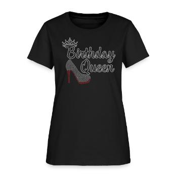 Girlfriend Birthday - Women's T-Shirt - black - Front