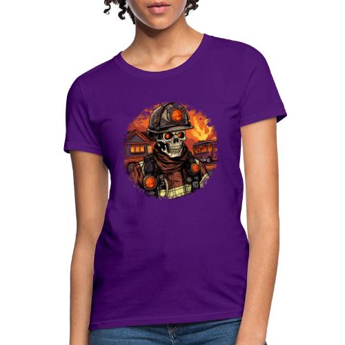 Skeletons Firefighter / fireman skeleton - Women's T-Shirt