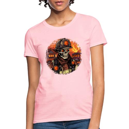 Skeletons Firefighter / fireman skeleton - Women's T-Shirt