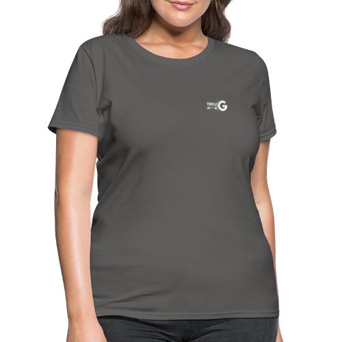 Triple G Full Logo - White Logo - Women's T-Shirt