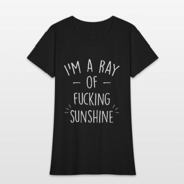 I'm A Happy Go Lucky Ray Of Fucking Sunshine Men's T-shirt Back Print - DE