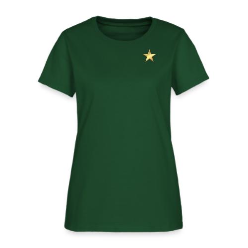 Gold Star 2 Dark Font - Women's T-Shirt