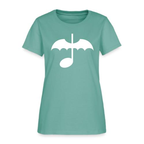 Music Note with Bat Wings - Women's T-Shirt