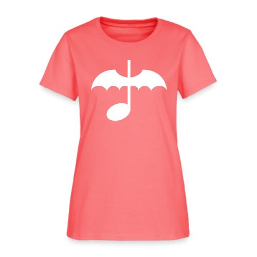 Music Note with Bat Wings - Women's T-Shirt