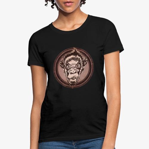 Wild Chimp Grunge Animal - Women's T-Shirt