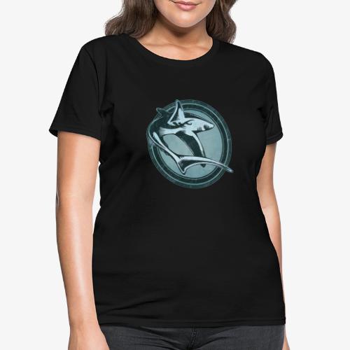 Wild Shark Grunge Animal - Women's T-Shirt