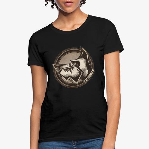 Wild Dog Grunge Animal - Women's T-Shirt