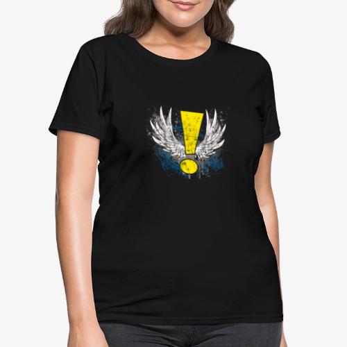 Winged Whee! Exclamation Point - Women's T-Shirt