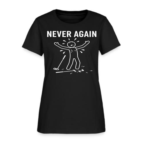 NEVER AGAIN - Broken Club Golf Tee - Women's T-Shirt