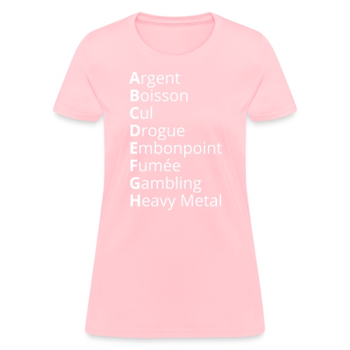 L'Alphabet de tous les Vices - Women's T-Shirt