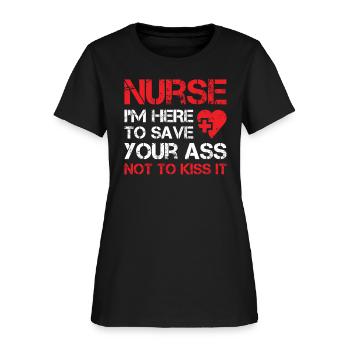 Funny Nurse Gift For Nurse - Women's T-Shirt - black - Front